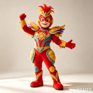 Carnival Hero Mascot Costume