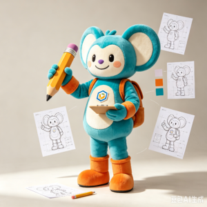 Custom Mascot Costume From Hand-Drawn Sketch