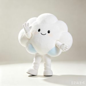Smiling Cloud IP Mascot Costume